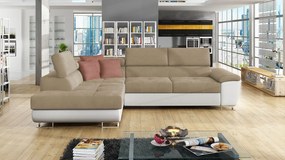 Sarokkanapé Alphard (B)  (öko-bőr Soft 017 + Uttario Velvet 2979 + Uttario Velvet 2955). 1060185