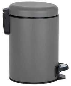 Szürke acél pedálos szemetes 3 l Leman – Wenko