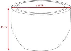 LILY Virágcserép - antracit