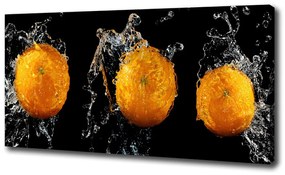 Feszített vászonkép Narancs és víz oc-63932923