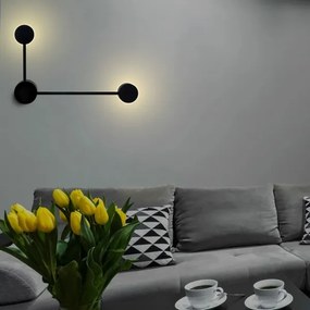 LED fali lámpa JOY 2xGX53/6W/230V fekete