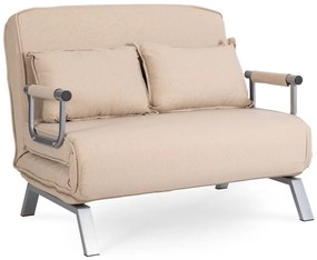 Kétszemélyes Ágyazható Kanapé Bézs Színben. BART 2