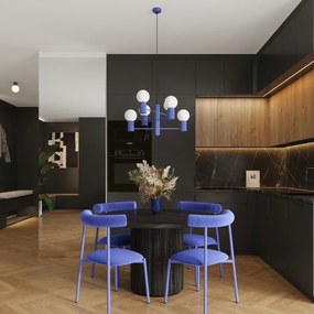 Kék függőlámpa üveg búrával Orbital – Sollux