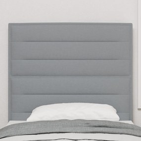 LED fejtámla modern dizájnnal világosszürke 100 cm szövet