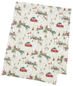 Pamut asztalterítő 137x229 cm Christmas Town – Catherine Lansfield