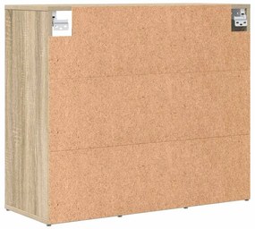 Cipősszekrény polcokkal sonoma tölgy 77.5 x 30 x 67 cm Faanyag