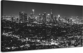 Los Angeles vászonképek fekete-fehér 120X60