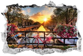 Sunrise over Amsterdam 3D falmatrica - Ambiance