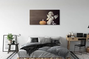 Canvas képek Ima angyal gyertya 100x50 cm