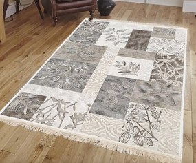 Miengo rojtos vékony szőnyeg bézs szürke 135 x 190 cm