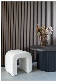 Fehér buklé puff Colma – House Nordic