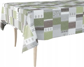 Cerata Vastag Abrosz Cerata Fehér Szürke Zöld Barna Minták 110x140