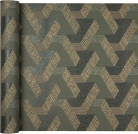 Geometriai Tapéta 3D hatás, mint egy labirintus