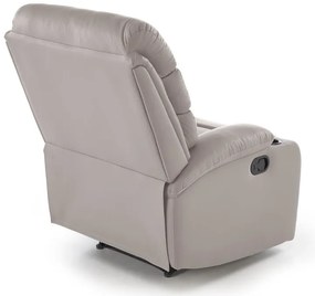 Perus dönthető bézs fotel pohártartóval