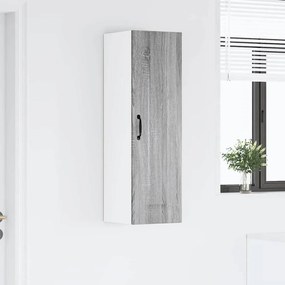 Fali konyhaszekrény Szürke Sonoma 30 x 31 x 100 cm Faanyag