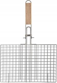 Grillkosár Hal Zöldség Hús Zárható Grill Tálca Fém