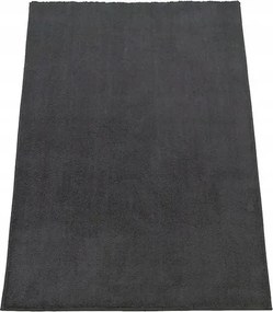 Szőnyeg 80x150 Shaggy Sötétszürke Plüss Puha Hálószoba Nappali