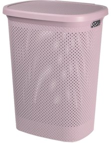 Mosodai kosár, 60 L, rózsaszín