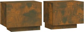 vidaXL füstös tölgy színű szerelt fa éjjeliszekrény 100 x 35 x 40 cm