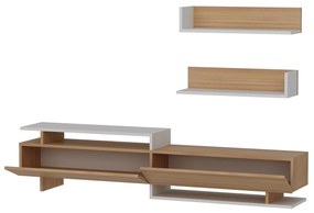 Nappali fal Alcaraz (teak + fehér)  . 1101400