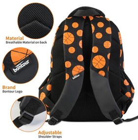Bontour PLAY Gyerek hátizsák, kosárlabda mintával