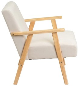 Fehér zsenília fotel Vintage – Casa Selección