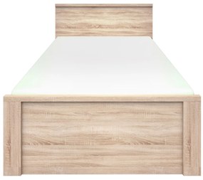 Franciaágy 120 cm Noella (szonoma tölgy) (matrac és ágyrács nélkül). 1053142