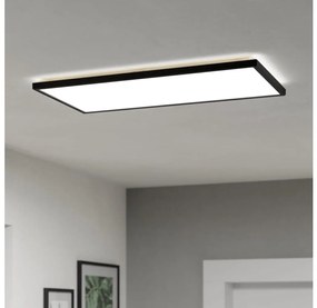 Eglo 901445-LED Fürdőszobai mennyezeti lámpa ROVITO 17,2W/230V 30x57cm IP44 fekete