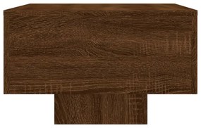 barna tölgyszínű szerelt fa dohányzóasztal 100x49,5x31 cm