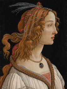 Reprodukció Portrait of Simonetta Vespucci, Sandro Botticelli