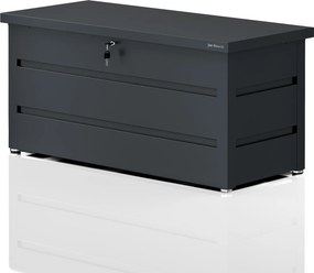 Nagy antracit kerti és erkélyláda: CARRIE 1190 x 520 x 587 mm