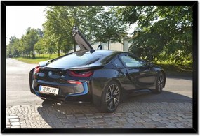 Poszterek keretben 60x40 Bmw i8 Autó