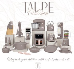 BerlingerHaus Taupe Nordic titánbevonatú edénykészlet, 10 db