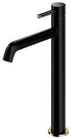 OMNIRES Y1212BLGL - Mosdócsap Y 30,8 cm félmatt fekete/fényezett arany