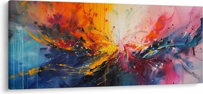 Kép - Színes absztrakció (120x50 cm)