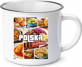 Konyha lengyel Zománcozott Bögre Vicces Nyomtatással Az Ajándékozáshoz