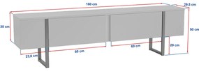 TV asztal Serenity Atlantic Pine