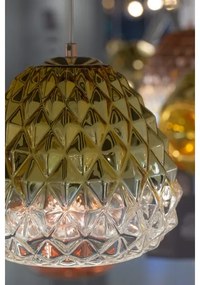 Klausen 111004 - Csillár zsinóron DIAMOND 1xE27/11W/230V arany