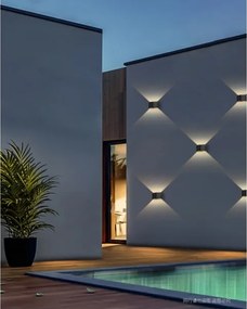 Brilagi - LED Napelemes fali lámpa SOLAR CUBE LED/2W/3,2V 1300 mAh IP54