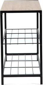 Fekete acél cipőtartó 63x44x30 cm Asten – Bonami Essentials