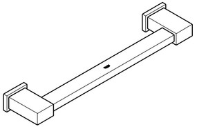 GROHE 40514001 - ESSENTIALS CUBE törölközőtartó 392 mm, fényes króm