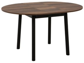 Oliver Walnut Black étkezőasztal