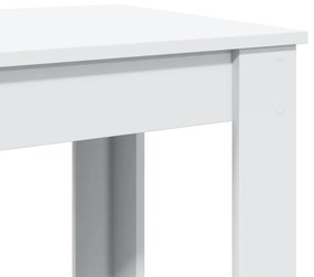 fehér szerelt fa bárasztal 102 x 50 x 103,5 cm