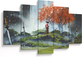 Kép - A kardok kertjének illusztrációja (150x105 cm)