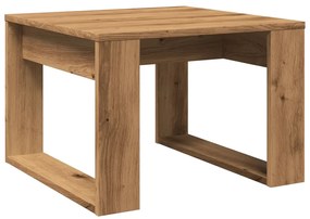 kézműves tölgy színű szerelt fa kisszekrény 50 x 50 x 35 cm