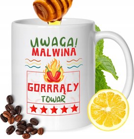 Bögre Malvina Barátnőknek Ajándék Nyomtatott Fehér 330ml