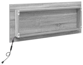 Tükör Szürke sonoma Szerelt fa 90 x 33 cm Tükör