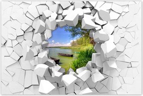 Poszterek 60x40 Tó Csónakok Tájkép