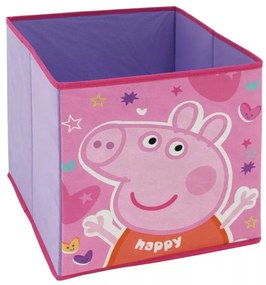 Peppa malac játéktároló doboz 31x31x31cm