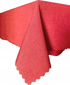 Abrosz 120 cm-es kerek Gala asztalterítő, folttaszító, piros